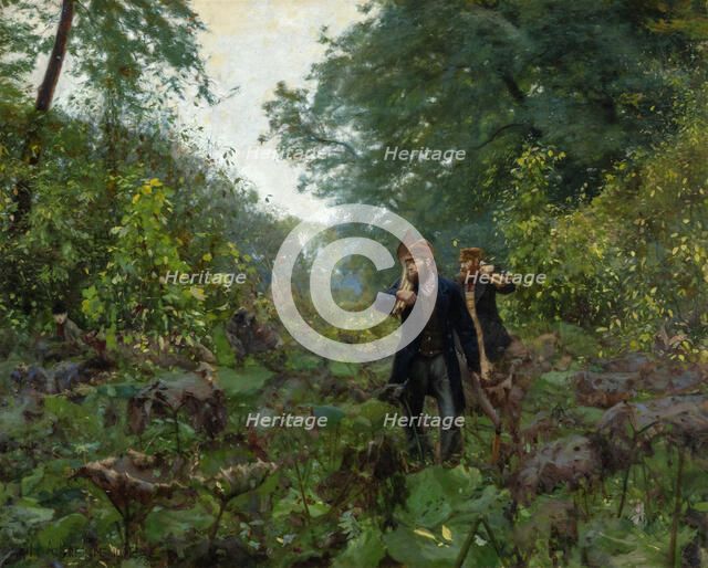 On Forbidden Roads, 1886. Creator: Brendekilde, Hans Andersen (1857-1942).