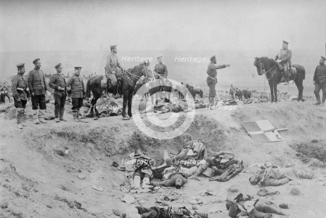On field of battle, Adrianople, (1912?). Creator: Bain News Service.