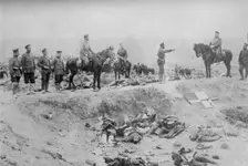 On field of battle, Adrianople, (1912?). Creator: Bain News Service