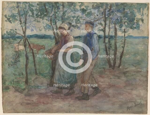 On free feet, 1834-1911. Creator: Jozef Israels.