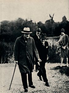 On Holiday With His Son in Italy 1920s, (1945). Creator: Unknown