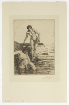 On Hemsö Island, 1917. Creator: Anders Leonard Zorn