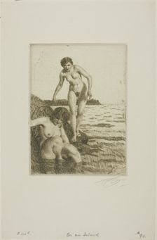 On Hemsö Island, 1917. Creator: Anders Leonard Zorn