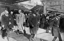 On His Way to His Own Country For the Last Time, King Edward's Return From Biarritz 1910