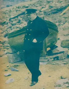 On his way to North Africa for the historic Three-Power Conference at Cairo (Nov. 22-26, 1943)