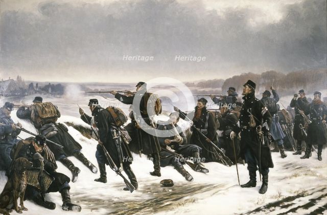 On Outpost Duty, 1896. Creator: Vilhelm Rosenstand.