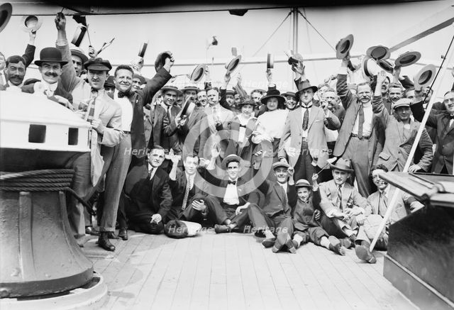 On LA LORRAINE, 8/5/14, 1914. Creator: Bain News Service.