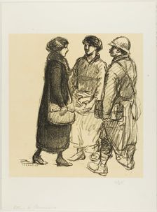 On Leave, 1915/17. Creator: Theophile Alexandre Steinlen