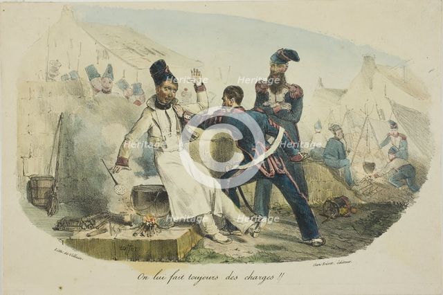 On lui Fait Toujours des Charges!!, 1827. Creator: Auguste Raffet.