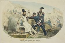 On lui Fait Toujours des Charges!!, 1827. Creator: Auguste Raffet