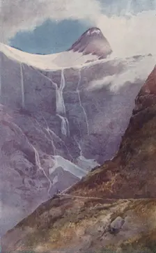 On M'Kinnon's Pass, New Zealand 1923. Creator: Frank Wright