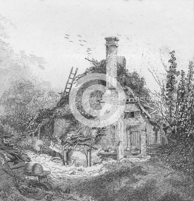 'On Merrow Common, Surrey', 1797. Artist: John Thomas Smith.