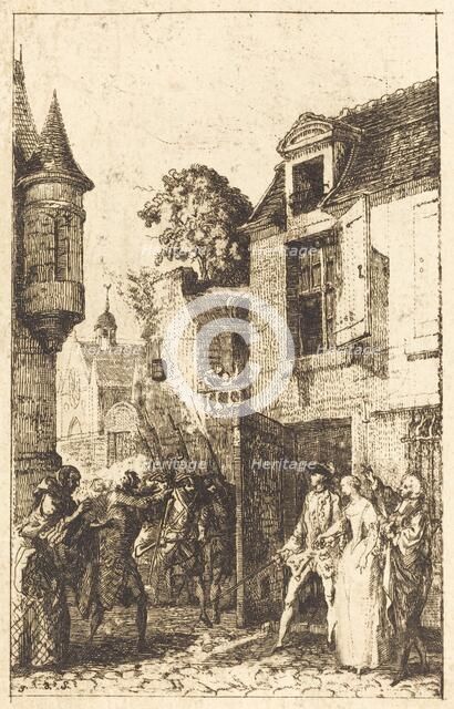 On ne s'avise jamais de tout, 1761. Creator: Gabriel de Saint-Aubin.