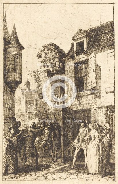 On ne s'avise jamais de tout, 1761. Creator: Gabriel de Saint-Aubin.