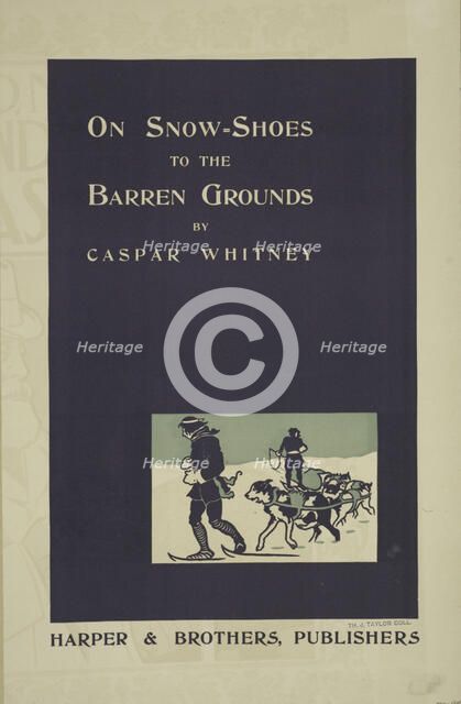 On snow-shoes to the barren grounds, c1896. Creator: Unknown.