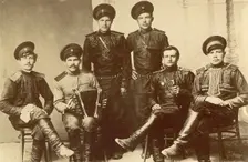 On Service, 1909. Creator: Nikolai Georgievich Katanaev