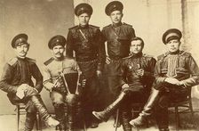 On Service, 1909. Creator: Nikolai Georgievich Katanaev