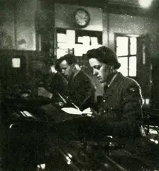 On Signals Duty c1943. Creator: Cecil Beaton
