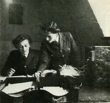 On Signals Duty c1943. Creator: Cecil Beaton