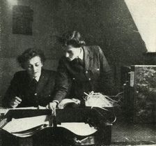 On Signals Duty c1943. Creator: Cecil Beaton