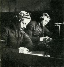 On Signals Duty c1943. Creator: Cecil Beaton