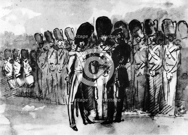 'On Parade', (1930).Artist: Constantin Guys