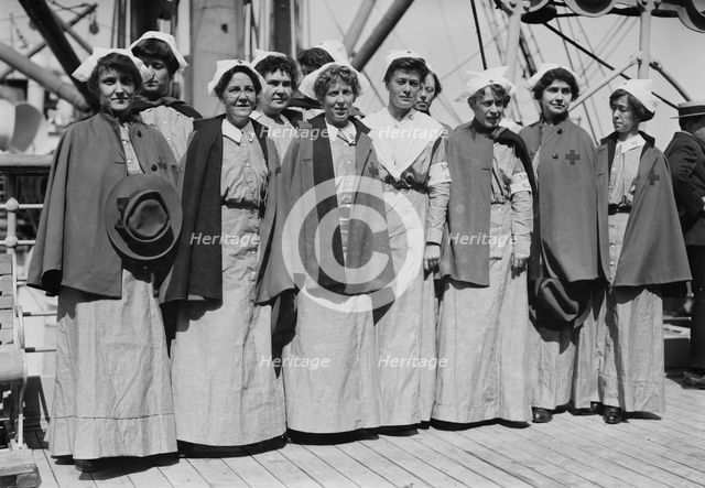 On "Red Cross", Sept 1914. Creator: Bain News Service.