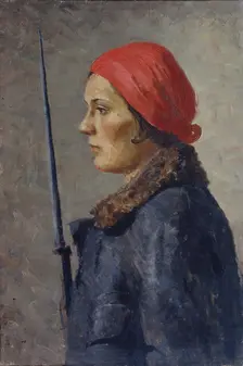 On Watch, 1930s. Creator: Ryazhsky, Georgi Georgievich (1895-1952)
