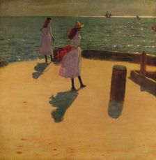 On Walberswick Pier c1887, (c1915). Artist: Philip Wilson Steer