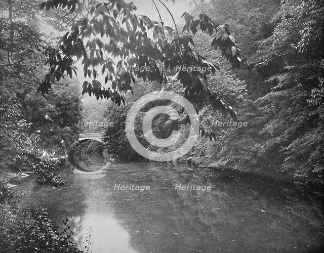 'On Wissahickon Creek, Fairmount Park, Philadelphia', c1897. Creator: Unknown.