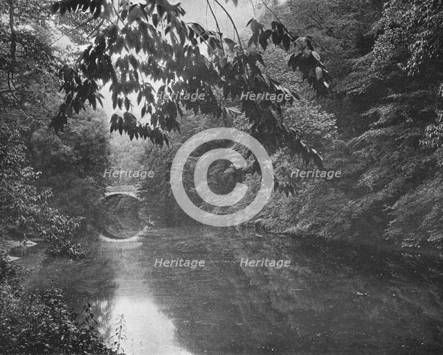 On Wissahickon Creek, Fairmount Park, Philadelphia, USA, c1900.  Creator: Unknown.