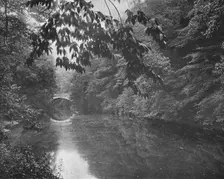 On Wissahickon Creek, Fairmount Park, Philadelphia, USA, c1900. Creator: Unknown