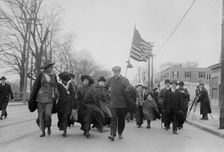 On to Albany -- Jones Army 1/1/14, 1914. Creator: Bain News Service