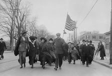 On to Albany -- Jones Army 1/1/14, 1914. Creator: Bain News Service