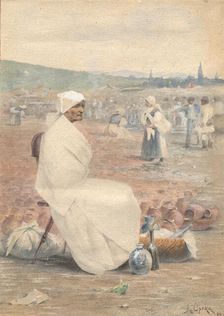 On the market in Myjava, 1886. Creator: Joza Uprka