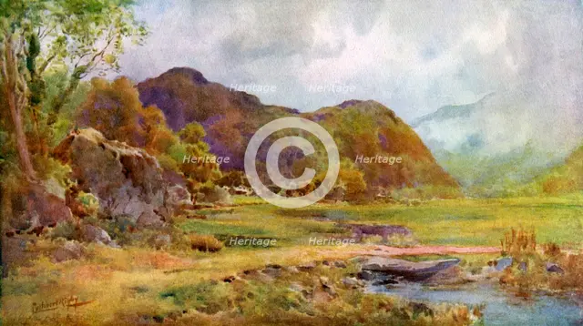 'On the Marsh near Lodore, Cumberland', 1924-1926. Artist: Cuthbert Rigby