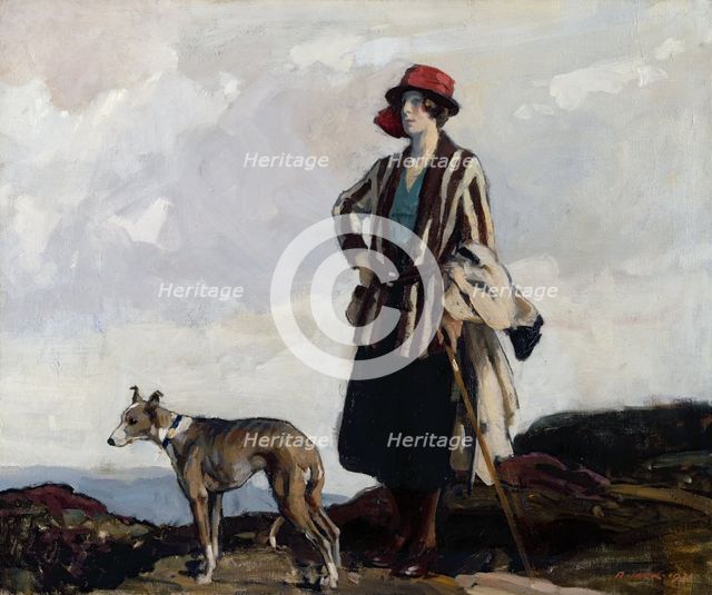 On the Moors, 1921. Creator: Richard Jack.