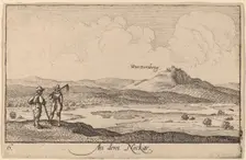 On the Neckar, 1635. Creator: Wenceslaus Hollar