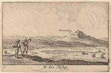 On the Neckar, 1635. Creator: Wenceslaus Hollar