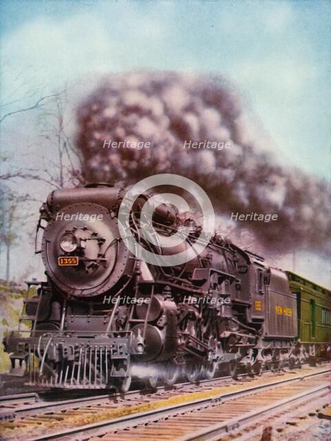 'On the New York, New Haven, and Hartford Railroad', 1935-36. Creator: Unknown.