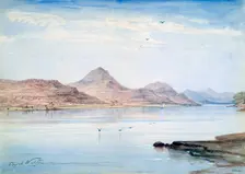 On the Nile, Gebel el Mody, Nubia 1861. Artist: Elijah Walton