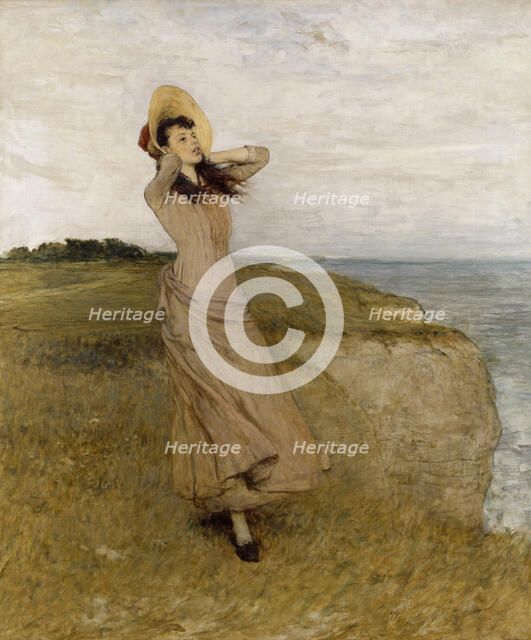 On the North Foreland, 1890. Creator: William Quiller Orchardson.
