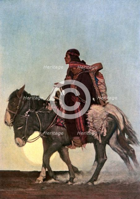'On the October Trail', early 20th century.Artist: NC Wyeth