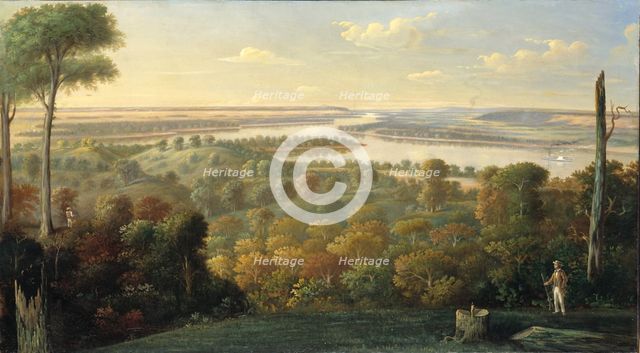 On the Ohio River, ca. 1840. Creator: Unknown.
