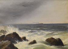 On the Atlantic, 19th century. Creator: Charles Lanman