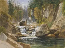 On the Ausable, 1869. Creator: James David Smillie