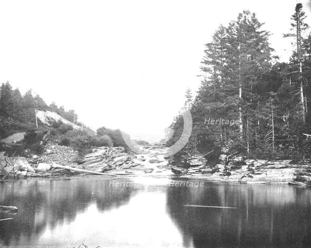 On the Ammonoosuc River, White Mountains, New Hampshire, USA, c1900.  Creator: Unknown.