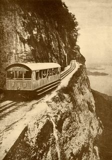 On the Arth-Rigi Railway 1930. Creator: A.G Werthi