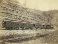 On the B[urlington] and M[issouri River] R'y near "Hot Springs, SD", 1891. Creator: John C. H. Grabill