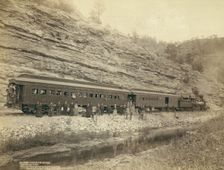 On the B[urlington] and M[issouri River] R'y near "Hot Springs, SD", 1891. Creator: John C. H. Grabill